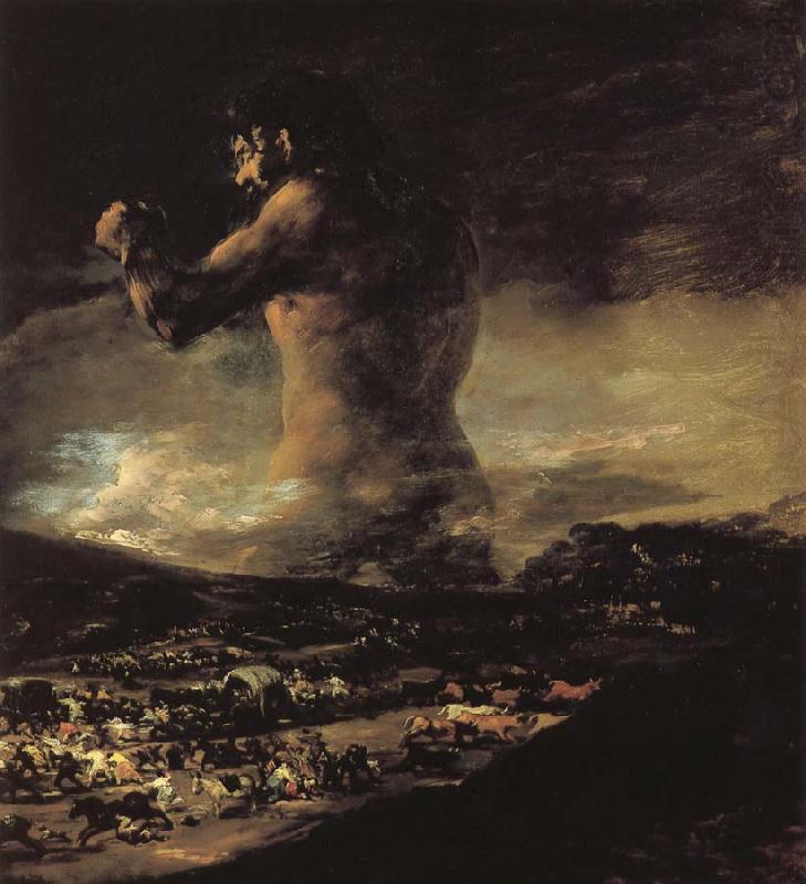 The Colossus, Francisco Goya